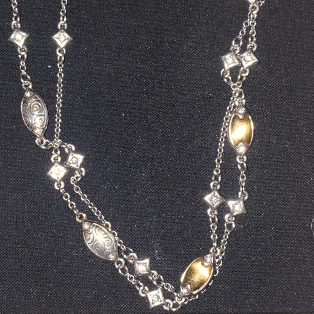 Brighton  Necklace Two tone